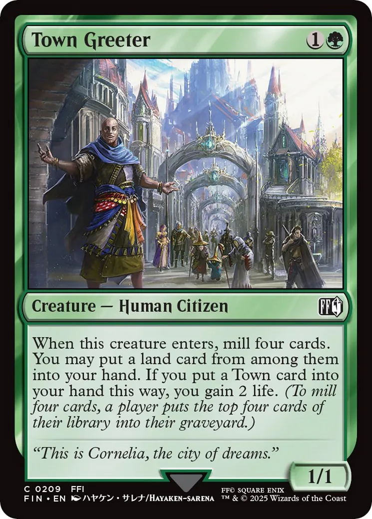 Hôte d'accueil de la ville — Final Fantasy — Magic: The Gathering
