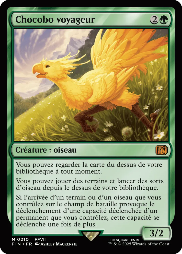 Chocobo voyageur — Final Fantasy — Magic: The Gathering