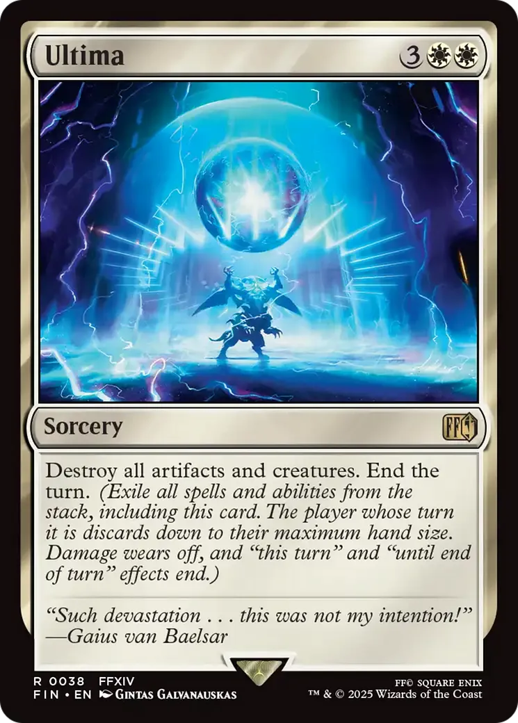 Ultima — Final Fantasy — Magic: The Gathering