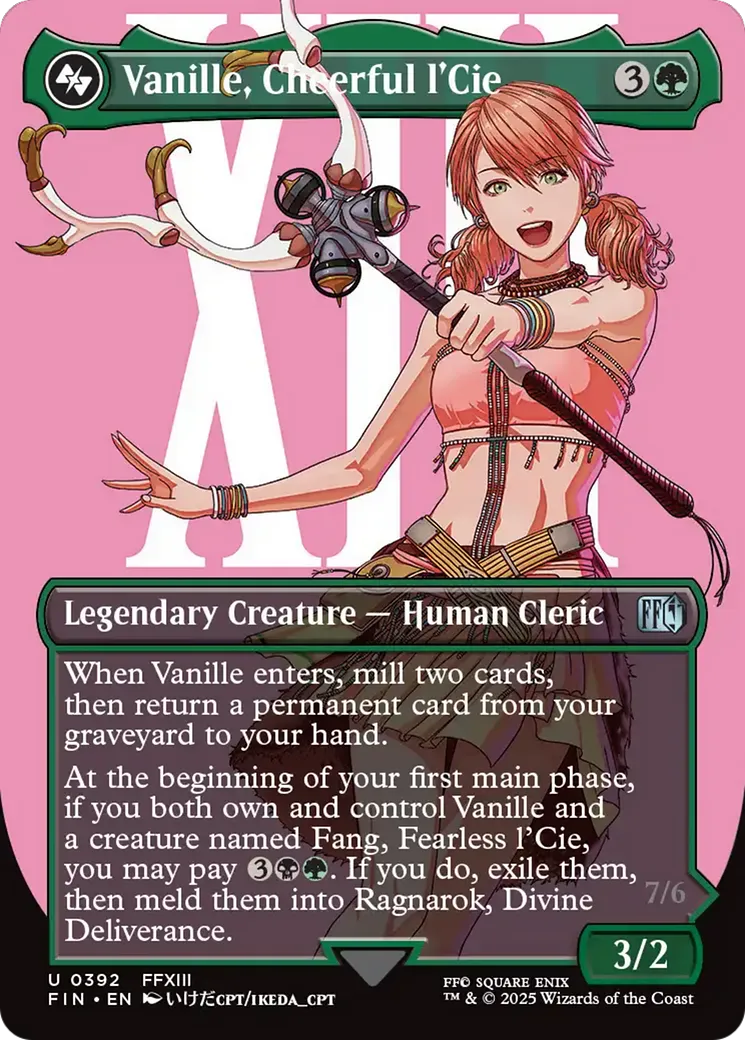Vanille, Cheerful l'Cie — Final Fantasy — Magic: The Gathering