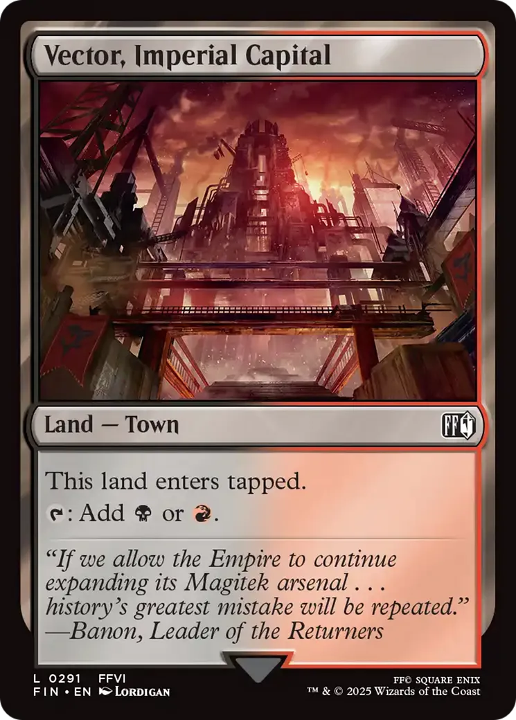Vector, Imperial Capital — Final Fantasy — Magic: The Gathering