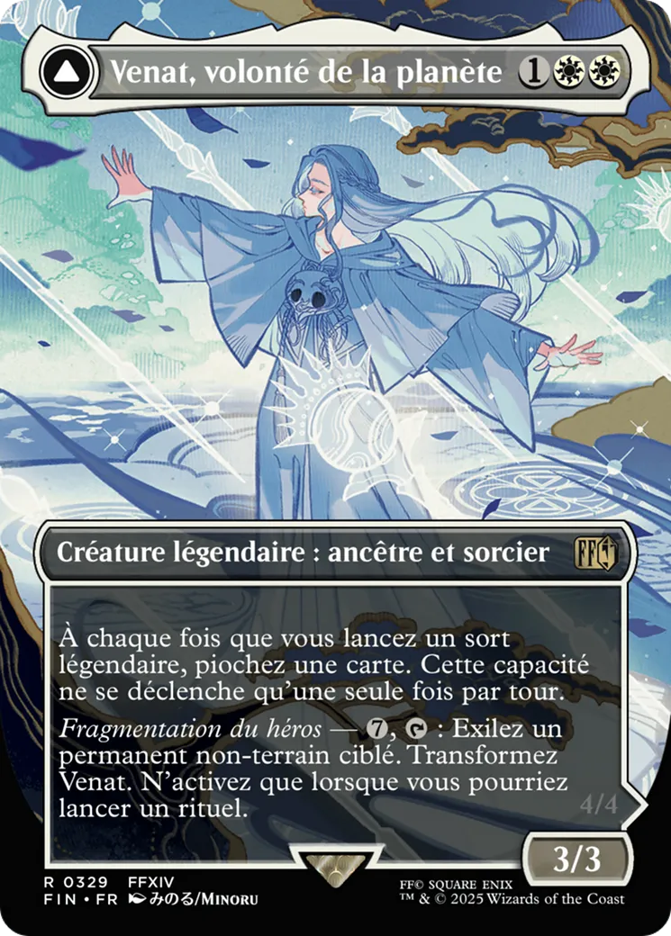 Venat, Heart of Hydaelyn // Hydaelyn, the Mothercrystal — Final Fantasy — Magic: The Gathering
