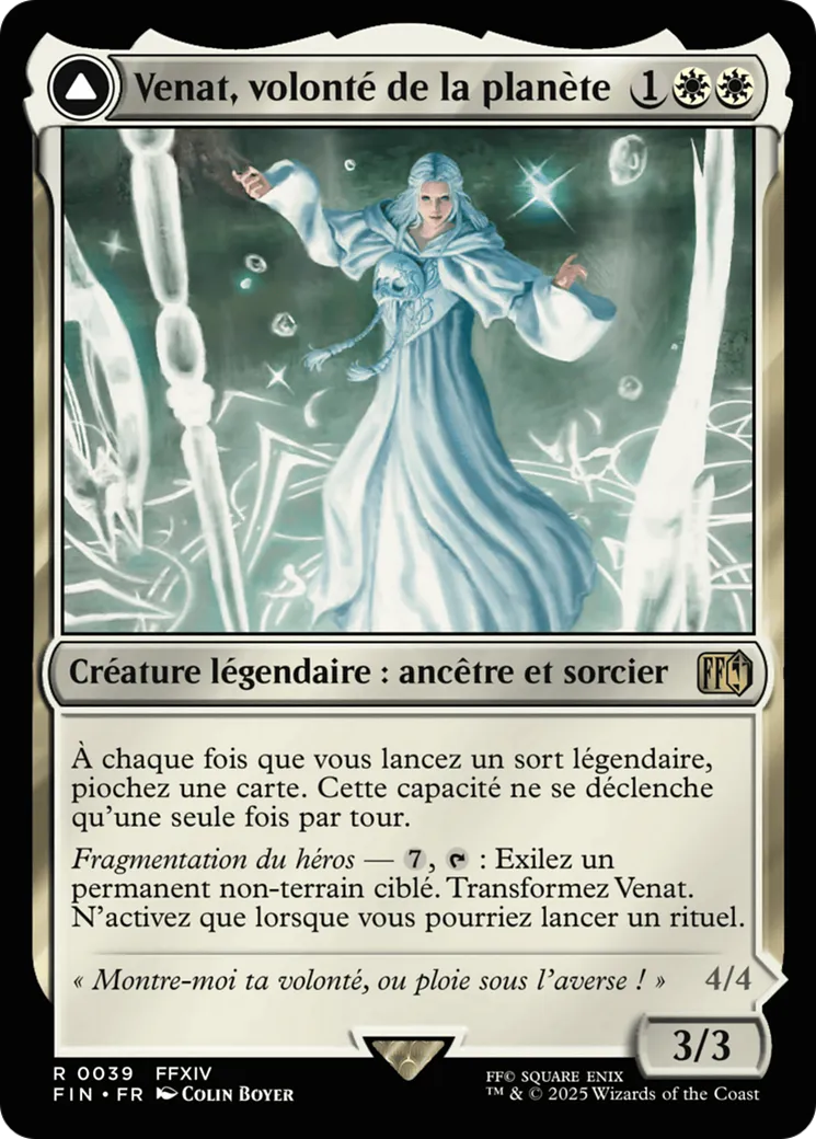 Venat, Heart of Hydaelyn // Hydaelyn, the Mothercrystal — Final Fantasy — Magic: The Gathering