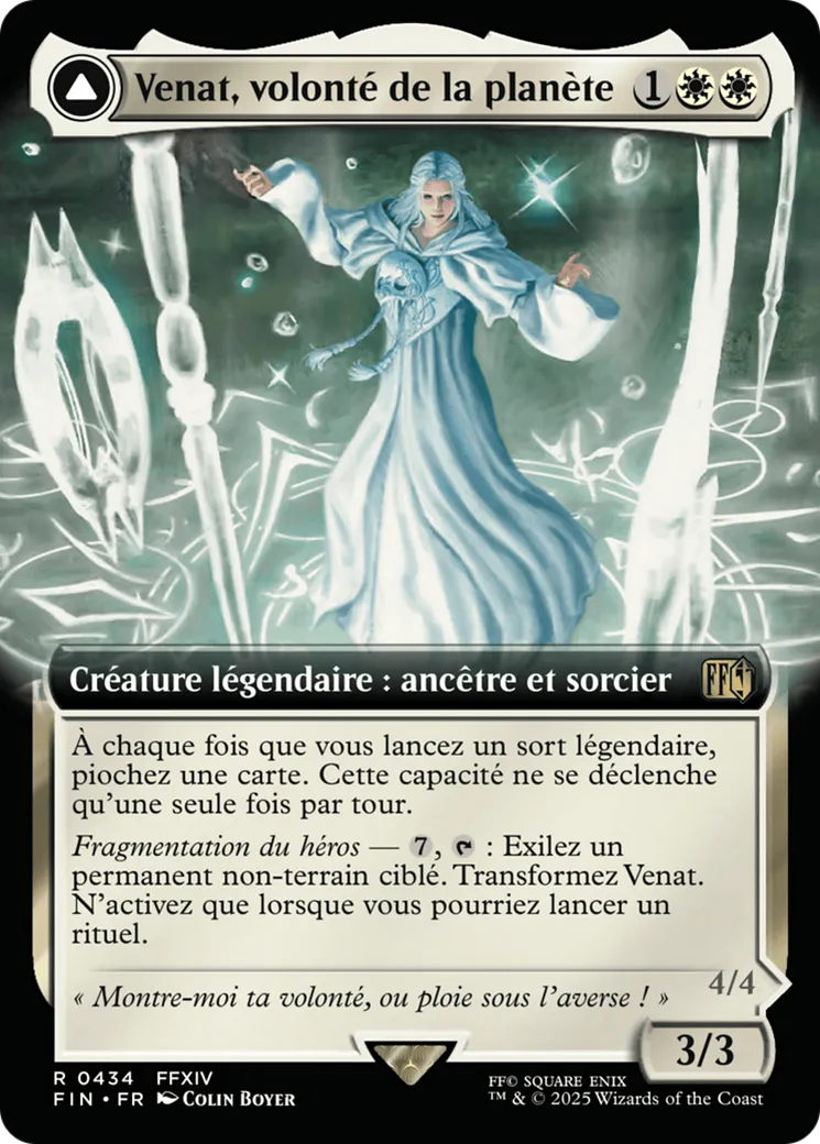 Venat, Heart of Hydaelyn // Hydaelyn, the Mothercrystal — Final Fantasy — Magic: The Gathering
