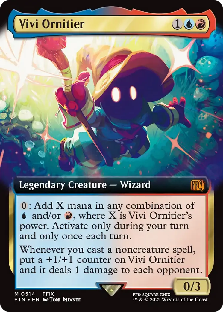 Vivi, mage noir égaré — Final Fantasy — Magic: The Gathering