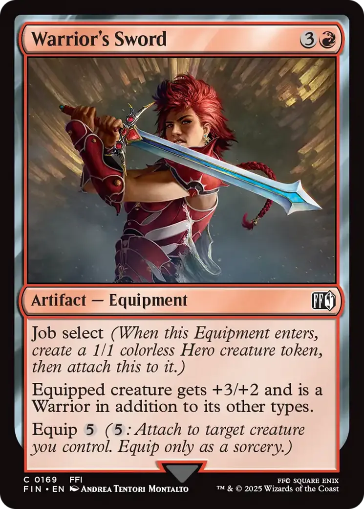 Épée du guerrier — Final Fantasy — Magic: The Gathering
