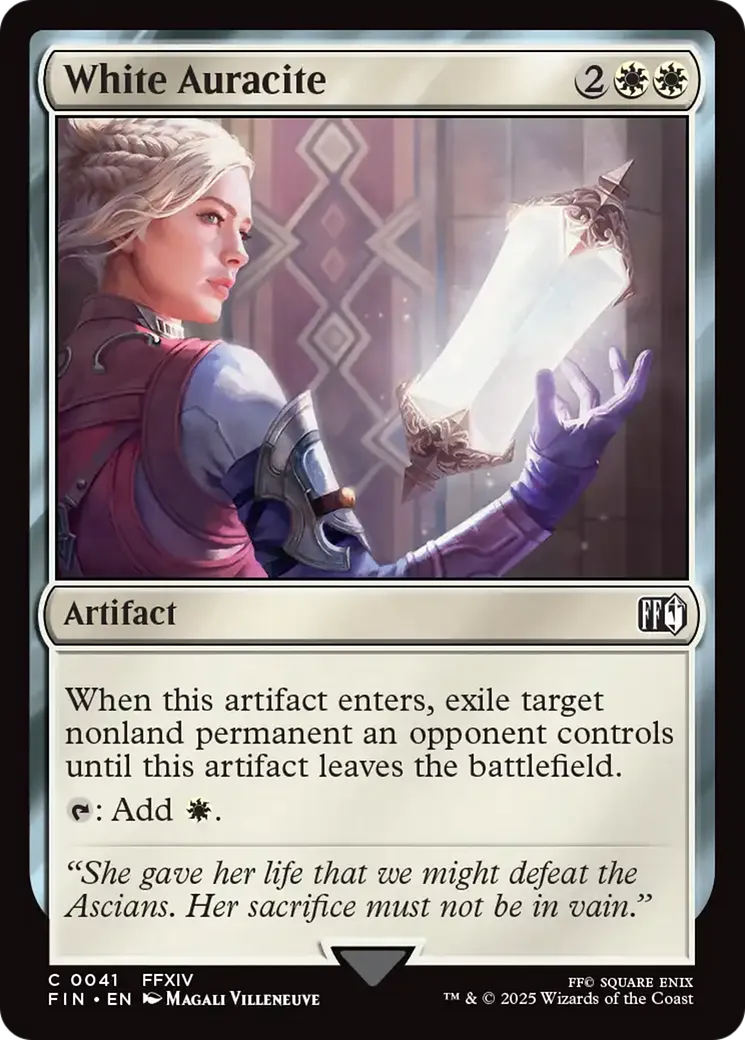 White Auracite — Final Fantasy — Magic: The Gathering