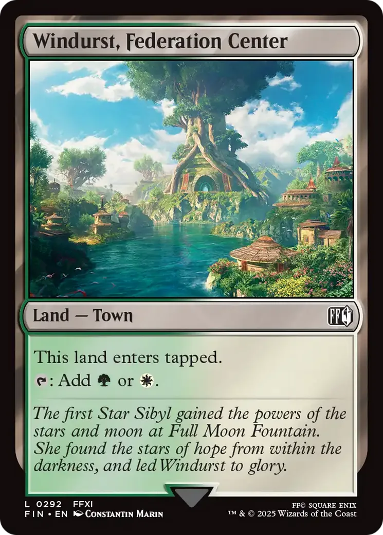 Windurst, Federation Center — Final Fantasy — Magic: The Gathering