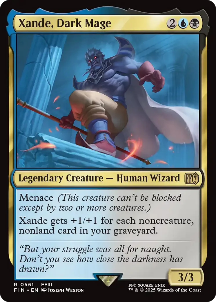 Xande, mage noir — Final Fantasy — Magic: The Gathering