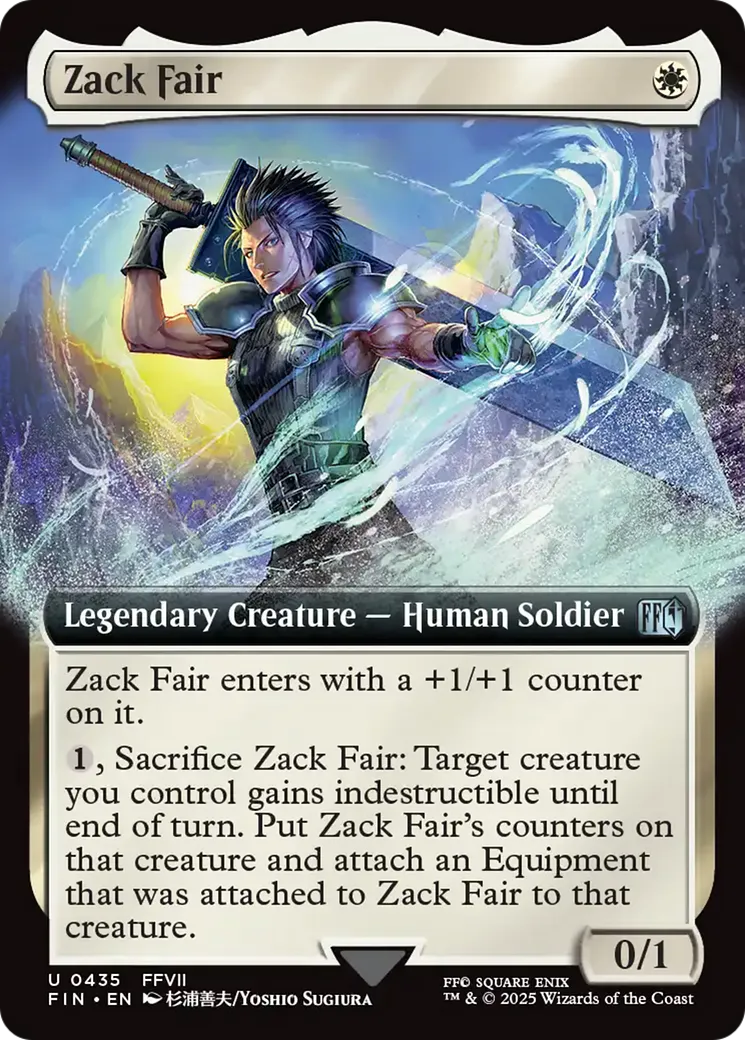 Zack Fair — Final Fantasy — Magic: The Gathering