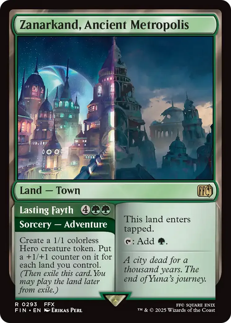 Zanarkand, Ancient Metropolis // Lasting Fayth — Final Fantasy — Magic: The Gathering