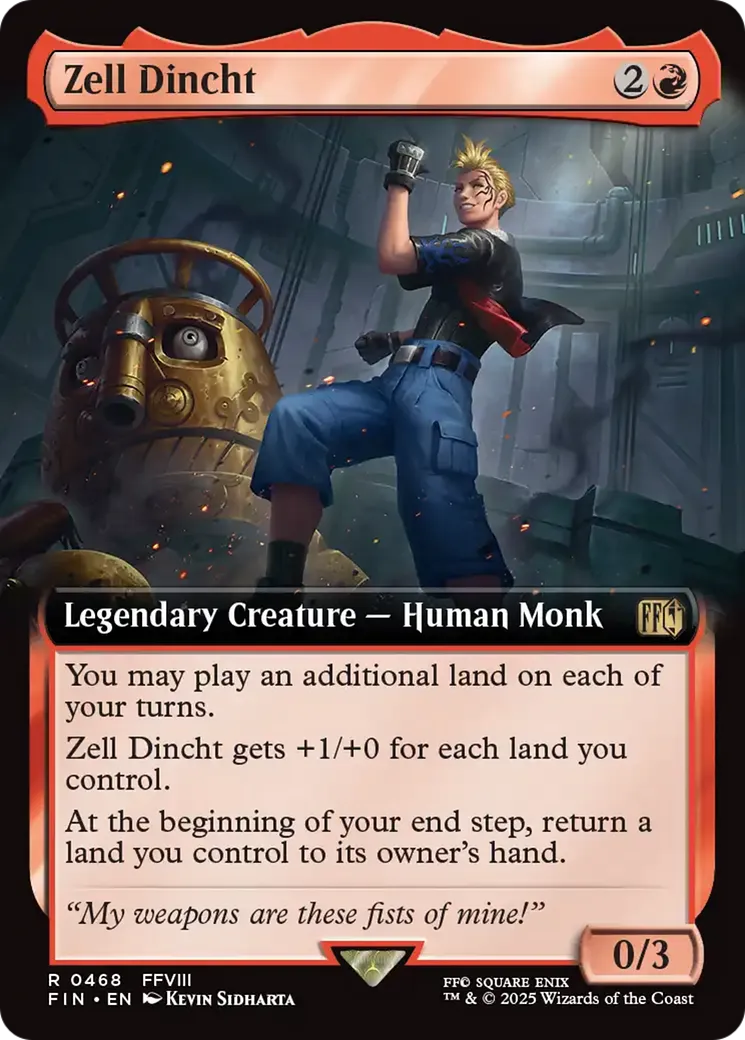 Zell Dincht — Final Fantasy — Magic: The Gathering