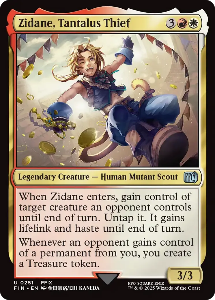 Zidane, Tantalus Thief — Final Fantasy — Magic: The Gathering