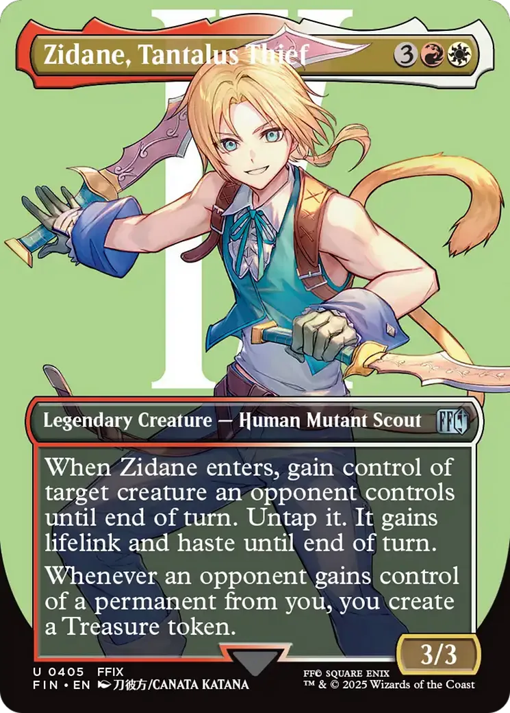 Zidane, Tantalus Thief — Final Fantasy — Magic: The Gathering