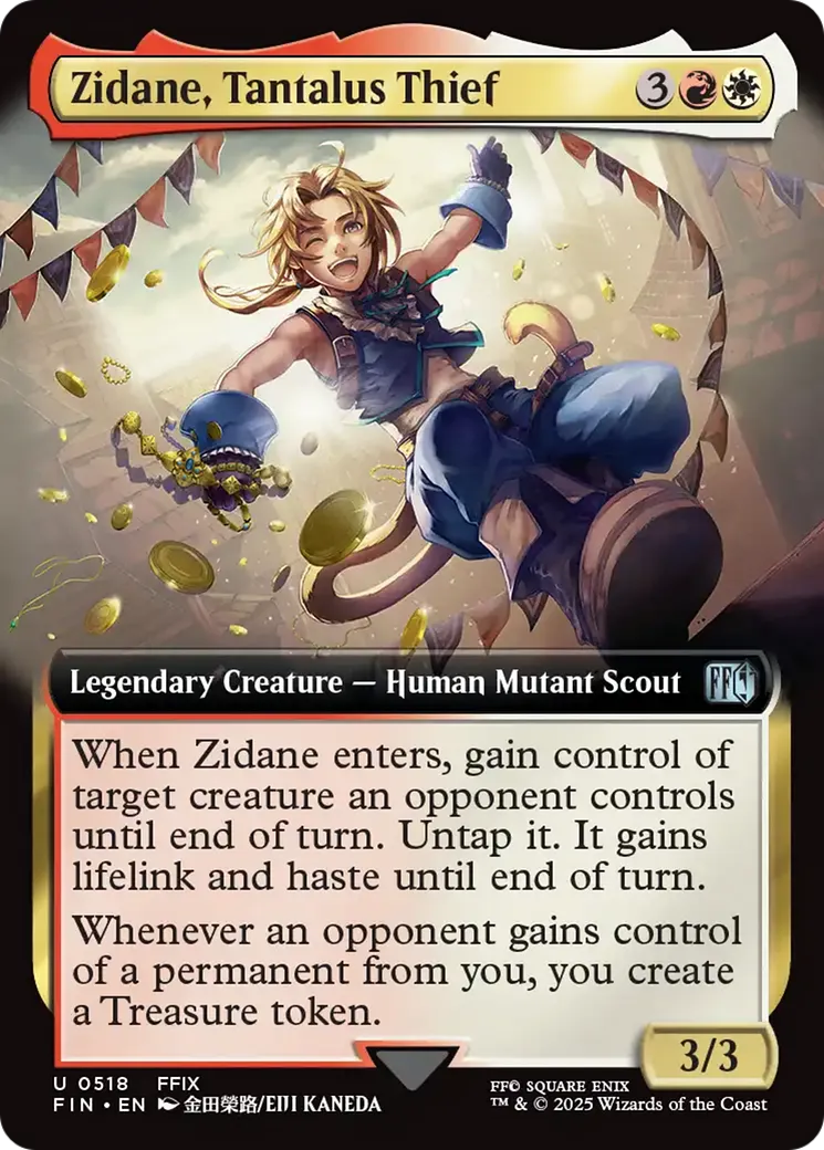 Zidane, Tantalus Thief — Final Fantasy — Magic: The Gathering