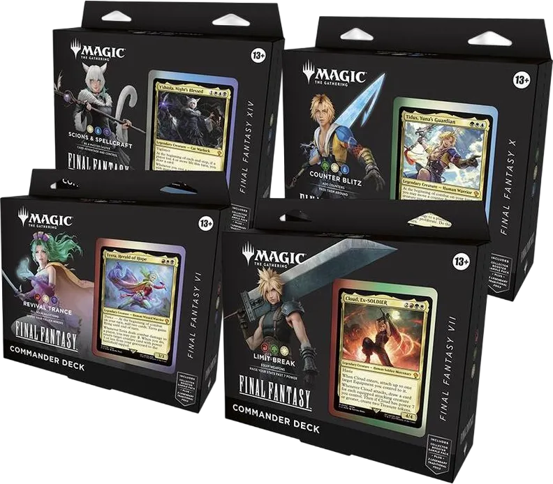 FINAL FANTASY Commander Deck Display — Final Fantasy Commander — Magic: The Gathering