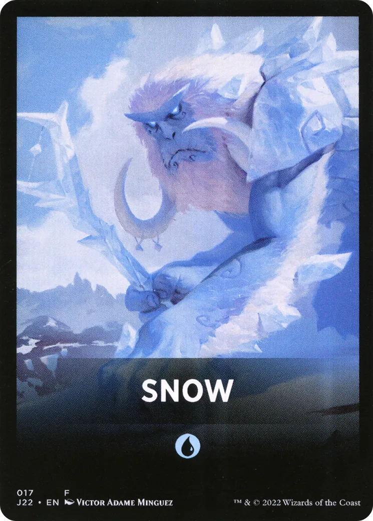 Snow — Jumpstart 2022 Front Cards — Magic: The Gathering