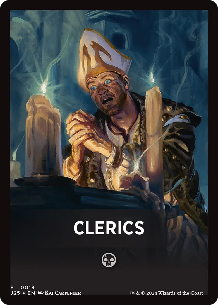 Clerics — Foundations Jumpstart Front Cards — Magic: The Gathering