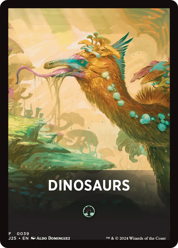 Dinosaurs — Foundations Jumpstart Front Cards — Magic: The Gathering