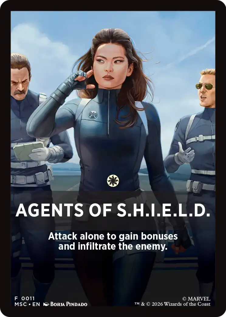 Agents of S.H.I.E.L.D. — Marvel Super Heroes Jumpstart Front Cards — Magic: The Gathering
