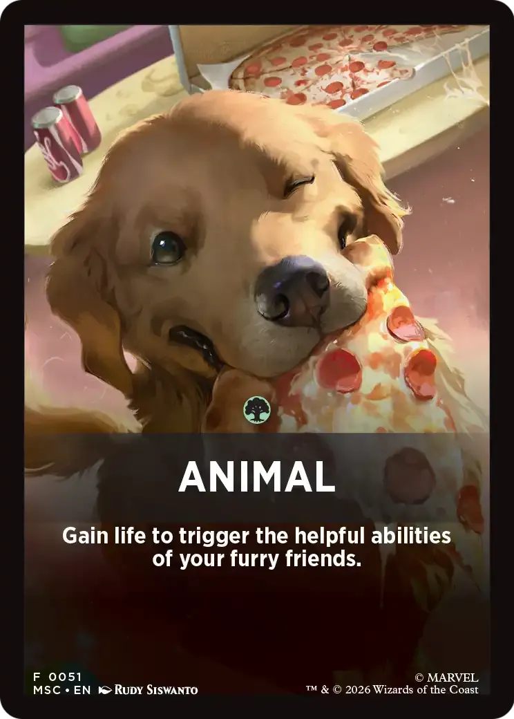 Animal — Marvel Super Heroes Jumpstart Front Cards — Magic: The Gathering
