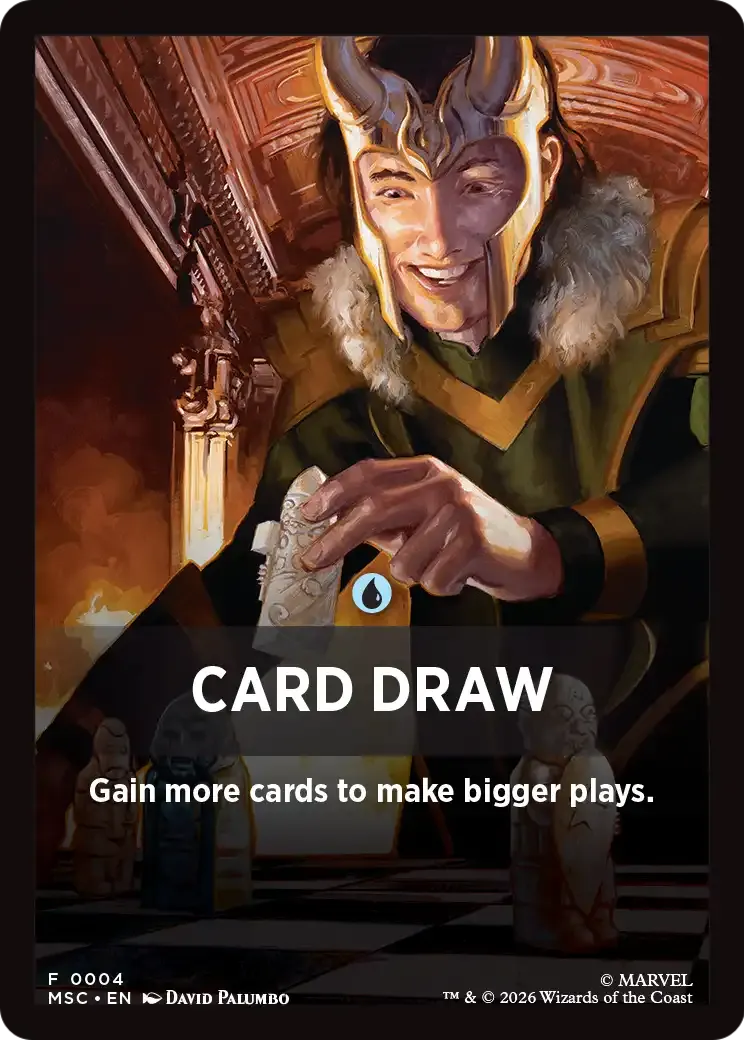 Card Draw — Marvel Super Heroes Jumpstart Front Cards — Magic: The Gathering
