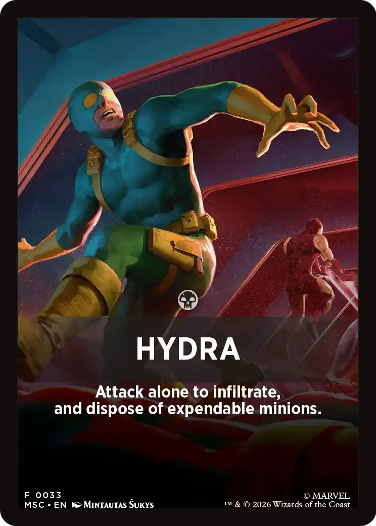 Hydra — Marvel Super Heroes Jumpstart Front Cards — Magic: The Gathering