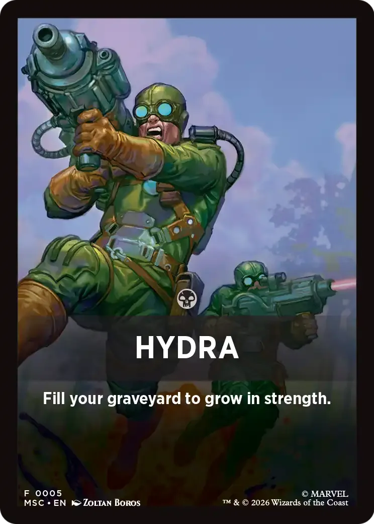 Hydra — Marvel Super Heroes Jumpstart Front Cards — Magic: The Gathering