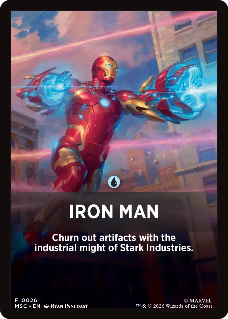 Iron Man — Marvel Super Heroes Jumpstart Front Cards — Magic: The Gathering