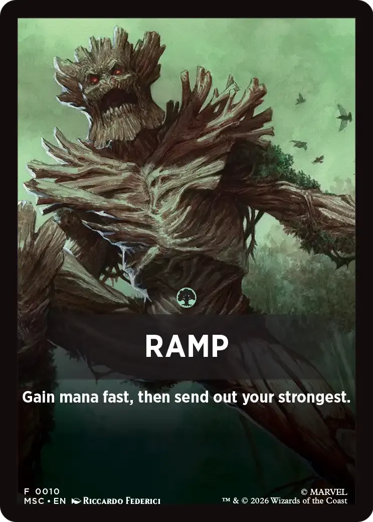 Ramp — Marvel Super Heroes Jumpstart Front Cards — Magic: The Gathering
