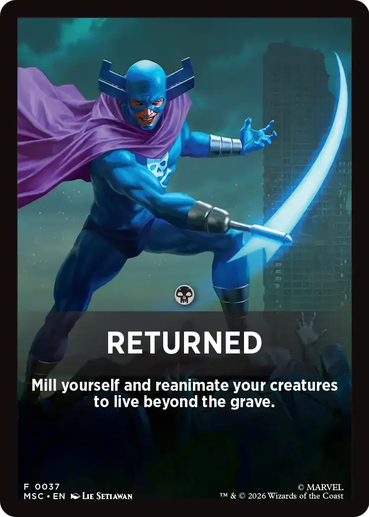 Returned — Marvel Super Heroes Jumpstart Front Cards — Magic: The Gathering