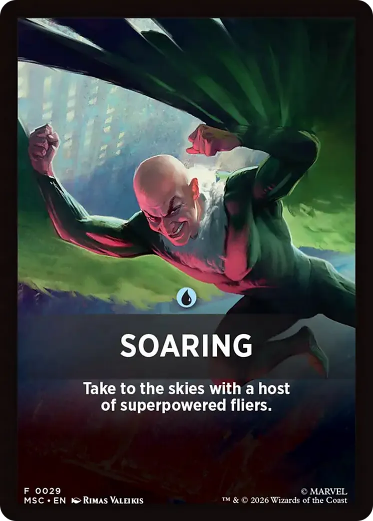 Soaring — Marvel Super Heroes Jumpstart Front Cards — Magic: The Gathering