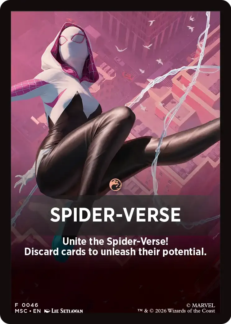 Spider-Verse — Marvel Super Heroes Jumpstart Front Cards — Magic: The Gathering