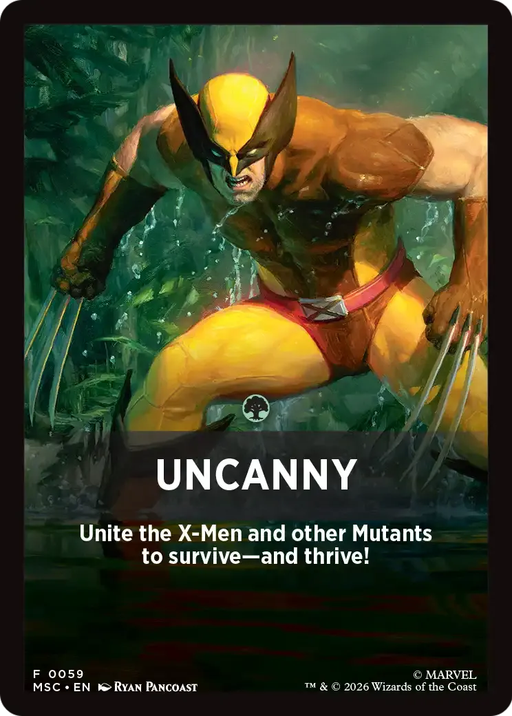 Uncanny — Marvel Super Heroes Jumpstart Front Cards — Magic: The Gathering