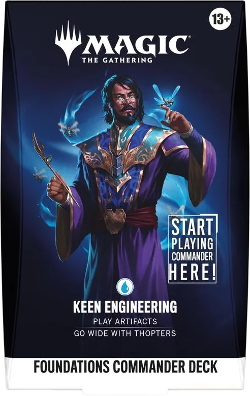 Foundations Commander Deck Keen Engineering — Foundations Commander — Magic: The Gathering