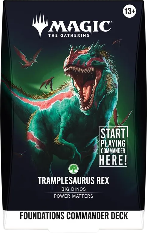 Foundations Commander Deck Tramplesaurus Rex — Foundations Commander — Magic: The Gathering