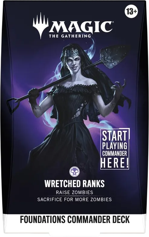 Foundations Commander Deck Wretched Ranks — Foundations Commander — Magic: The Gathering