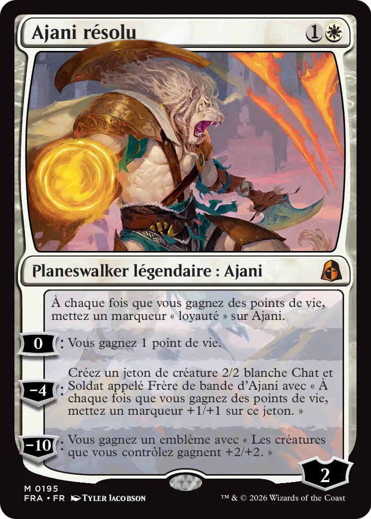 Ajani résolu — Reality Fracture — Magic: The Gathering