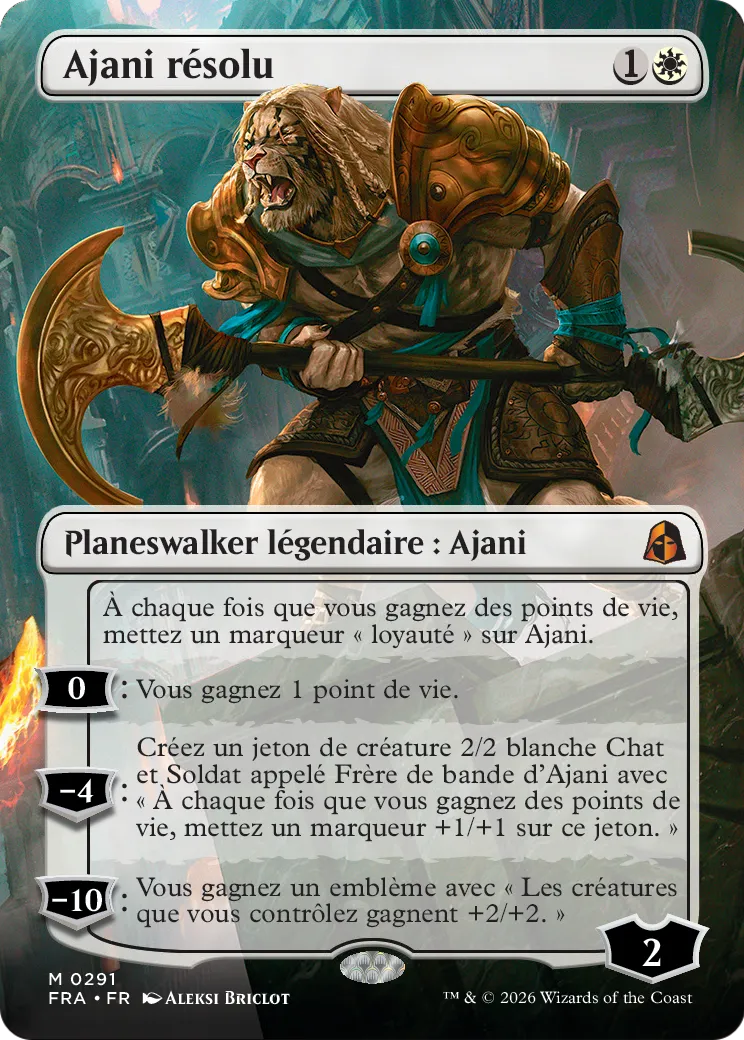 Ajani résolu — Reality Fracture — Magic: The Gathering