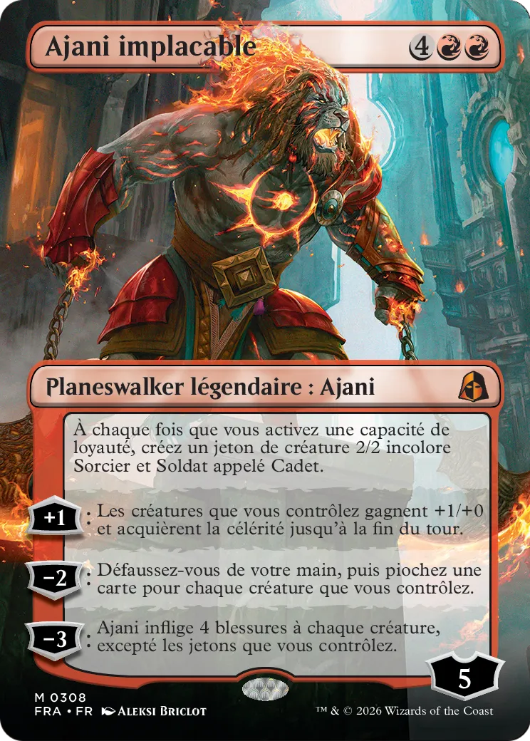Ajani implacable — Reality Fracture — Magic: The Gathering