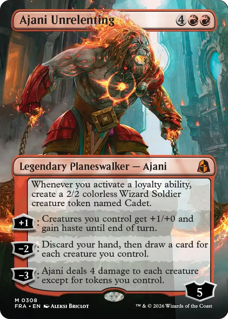 Ajani Unrelenting — Reality Fracture — Magic: The Gathering
