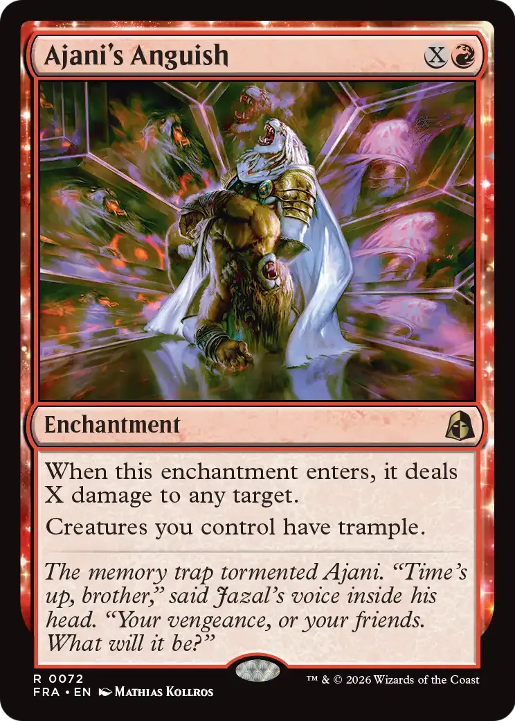 Ajani's Anguish — Reality Fracture — Magic: The Gathering