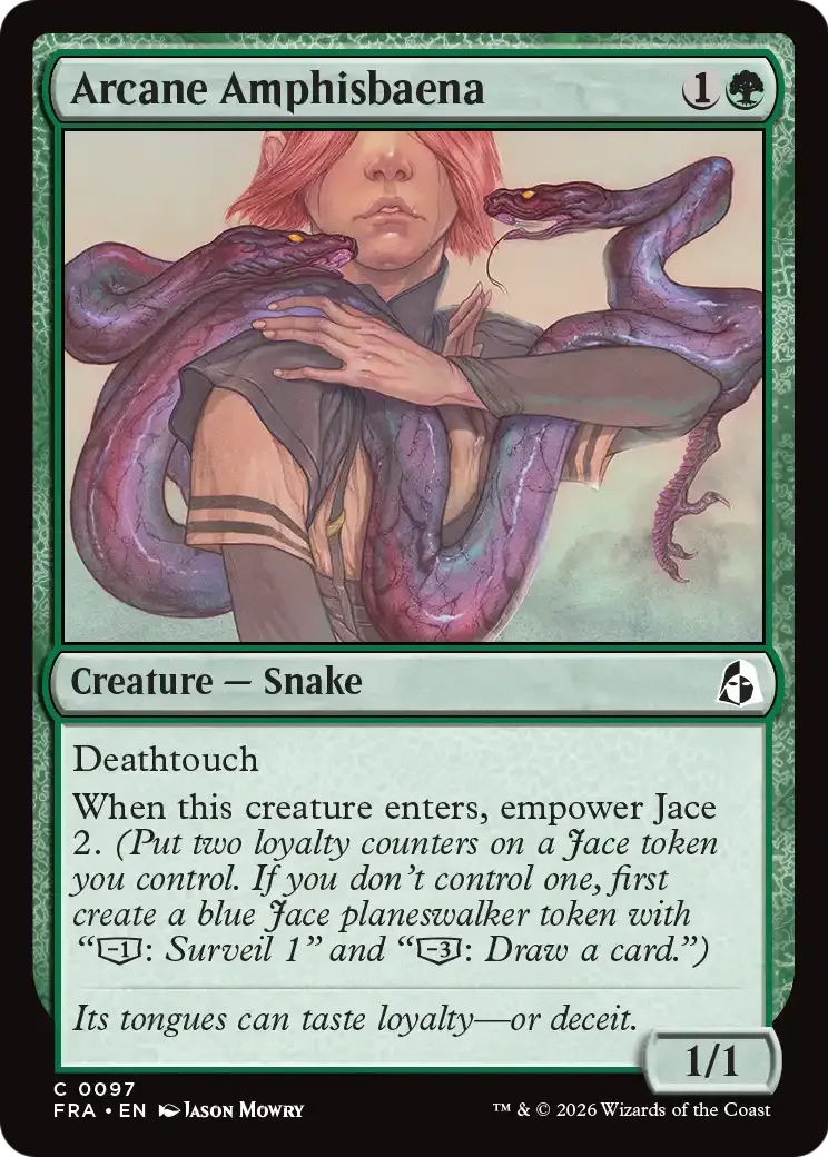 Arcane Amphisbaena — Reality Fracture — Magic: The Gathering
