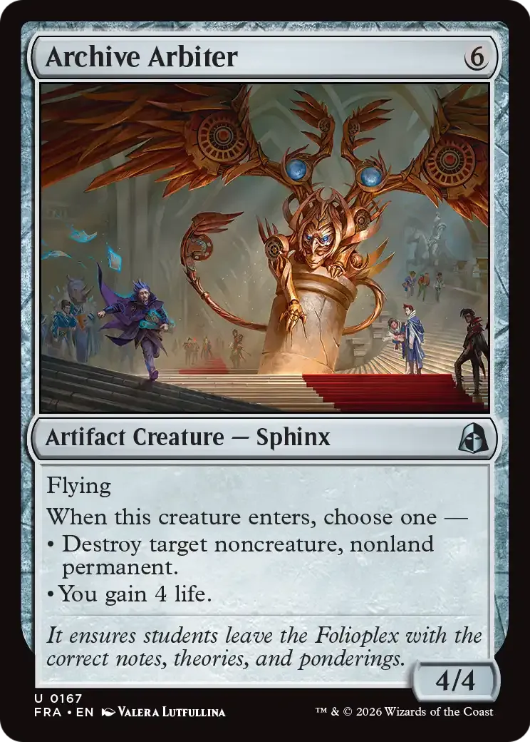 Archive Arbiter — Reality Fracture — Magic: The Gathering