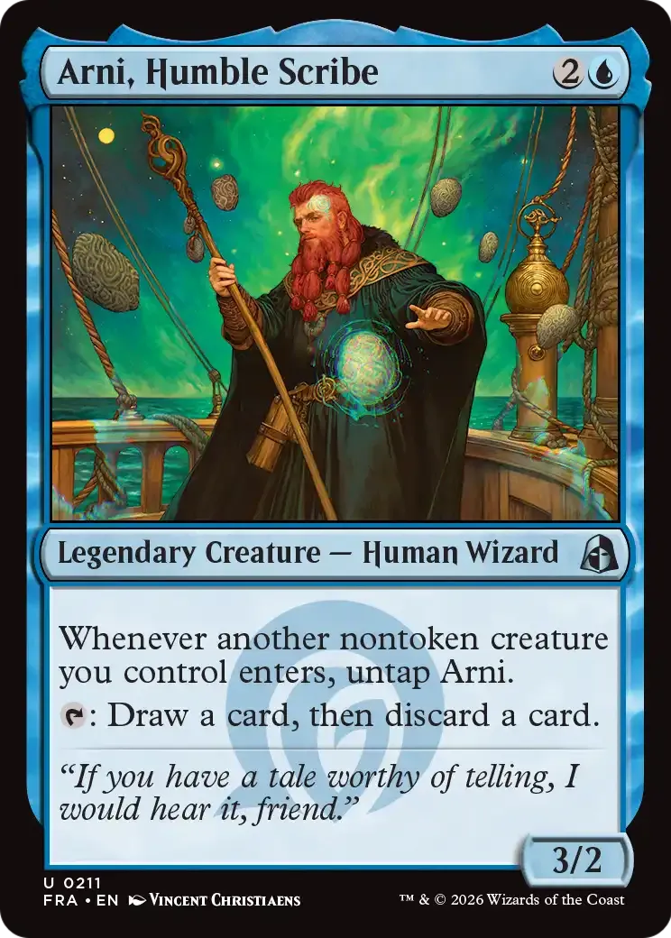 Arni, Humble Scribe — Reality Fracture — Magic: The Gathering