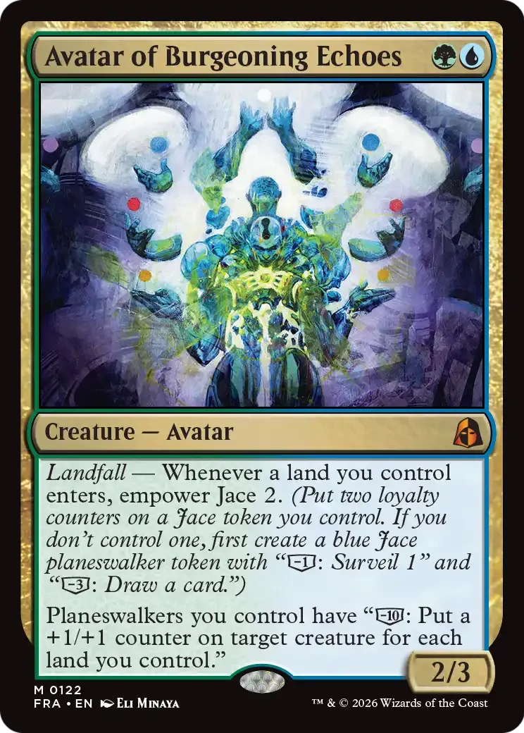 Avatar of Burgeoning Echoes — Reality Fracture — Magic: The Gathering