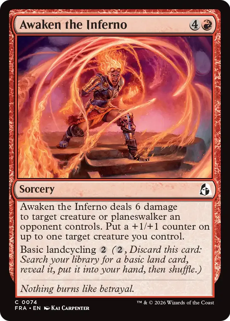 Awaken the Inferno — Reality Fracture — Magic: The Gathering