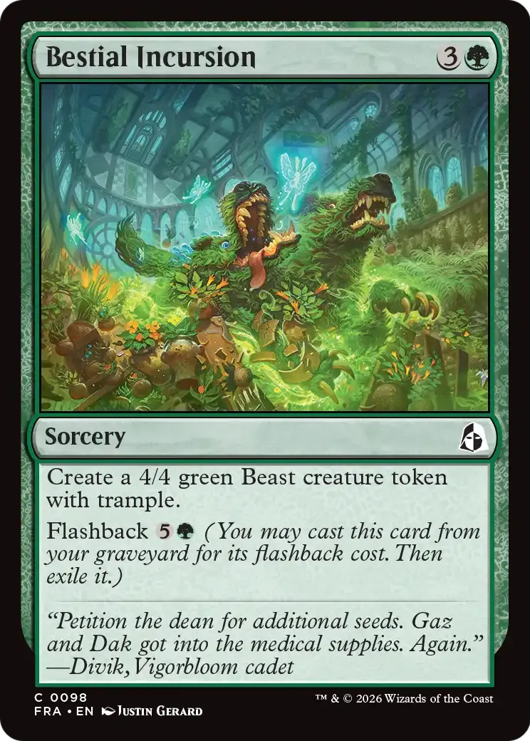 Bestial Incursion — Reality Fracture — Magic: The Gathering