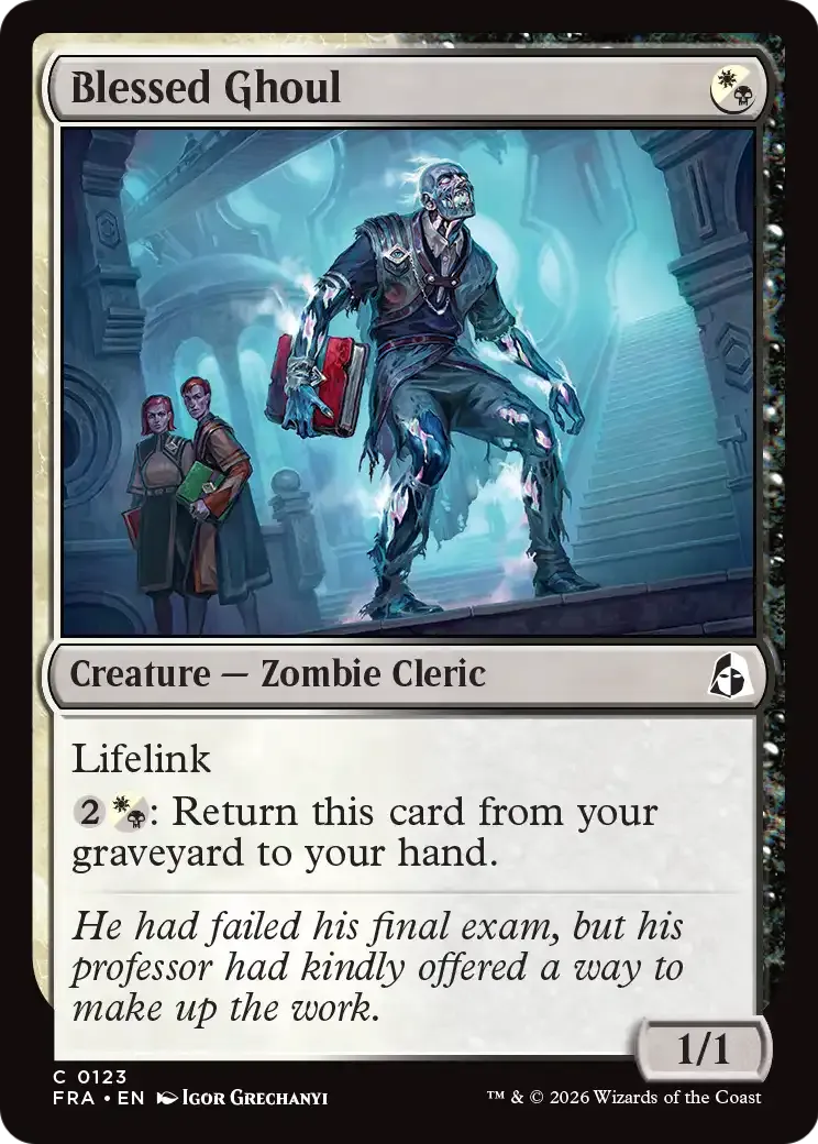 Blessed Ghoul — Reality Fracture — Magic: The Gathering