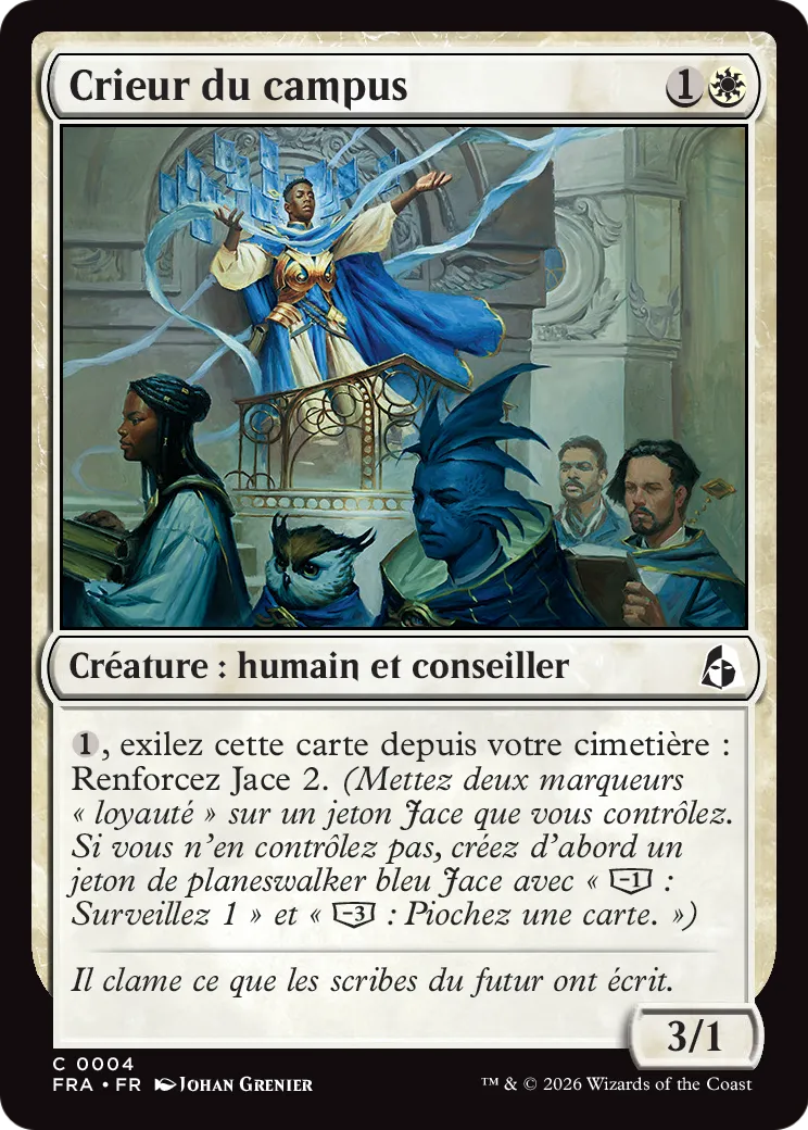 Crieur du campus — Reality Fracture — Magic: The Gathering